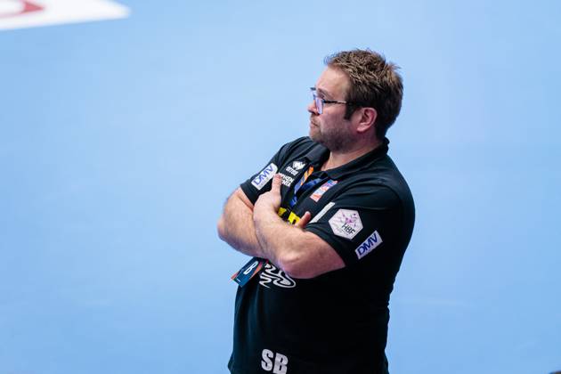 Steffen Birkner (HSG Blomberg-Lippe, Trainer) GER, HSG Blomberg-Lippe (GER) vs. JDA Bourgogne Dijon Handball (FRA), Handball, EHF European League Women, Gruppenphase, 11.01.2025 GER, HSG Blomberg-Lippe (GER) vs. JDA Bourgogne Dijon Handball (FRA), Handball, EHF European League Women, Gruppenphase, 11.01.2025 Blomberg Copyright: xEibner-Pressefoto JanxRollingerx EP_JSK