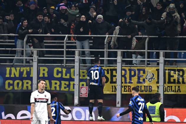 Db Milano 15 01 2025 - campionato di calcio serie A Inter-Bologna foto Daniele Buffa Image nella foto: esultanza gol Lautaro Martinez