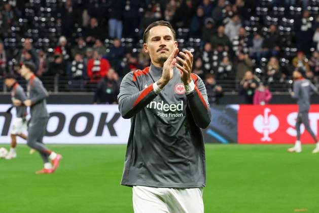 Robin Koch 4 (Eintracht Frankfurt), Eintracht Frankfurt vs. Ferencvaros TC, Fussball, Europa League, 7. Spieltag, 23.01.2025 Frankfurt am Main Hessen Deutschland