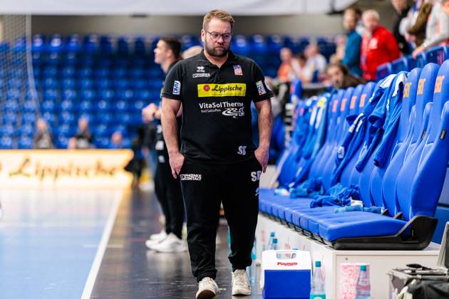 Steffen Birkner (HSG Blomberg-Lippe, Trainer) GER, HSG Blomberg-Lippe (GER) vs. KGHM MKS Zaglebie Lubin (POL), Handball, EHF European League Women, Gruppenphase, 26.01.2025 GER, HSG Blomberg-Lippe (GER) vs. KGHM MKS Zaglebie Lubin (POL), Handball, EHF European League Women, Gruppenphase, 26.01.2025 Blomberg Copyright: xEibner-Pressefoto JanxRollingerx EP_JSK