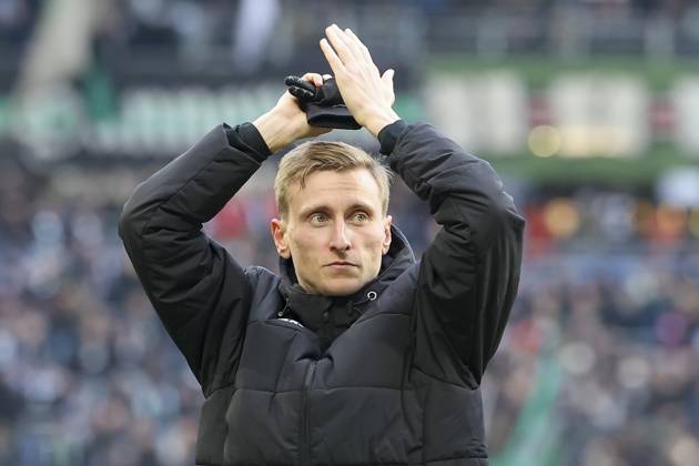 Joshua Mees (SC Preussen Muenster) jubelt, 2. Bundesliga, Hannover 96 vs Preußen Münster, Heinz von Heiden Arena am 26. January 2025 in Hannover, Deutschland. (Foto von Marco Steinbrenner DeFodi Images) Joshua Mees (SC Preussen Muenster) cheers, 2. Bundesliga, Hannover 96 vs Preußen Münster, Heinz von Heiden Arena, January 26, 2025 in Hanover, Germany. (Photo by Marco Steinbrenner DeFodi Images) DFB DFL REGULATIONS PROHIBIT ANY USE OF PHOTOGRAPHS AS IMAGE SEQUENCES AND OR QUASI-VIDEO. Defodi-700_hannover_muenster_20250126_344