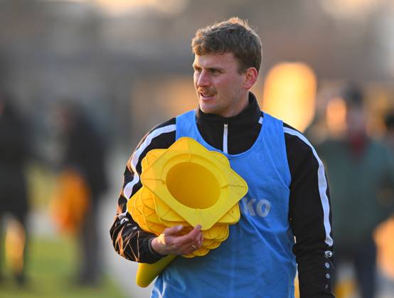 Christoph Daferner, SG Dynamo Dresden, Training, Fußball, Fussball, 3. Liga, Dritte Liga, Saison 2024 2025, AOK PLUS Walter-Fritzsch-Akademie, Messering 18, Dresden, Ostragehege, 04.02.2025,