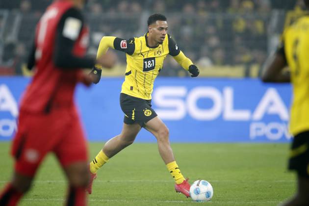 DORTMUND - Felix Nmecha of Borussia Dortmund during the Bundesliga match between Borussia Dortmund and Bayer Leverkusen at Signal Iduna Park on Jan. 10, 2025 in Dortmund, Germany. ANP Hollandse Hoogte BART STOUTJESDIJK Bundesliga 2024 25 xVIxANPxSportx xBartxStoutjesdijkxIVx 519330202 originalFilename: 519330202