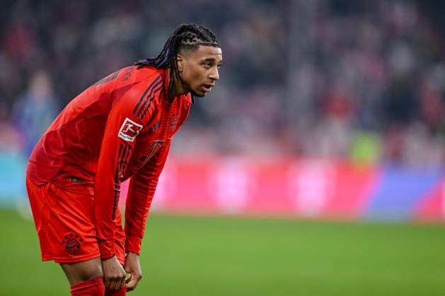 Michael Olise (FC Bayern Muenchen) Schaut waehrend des Spiels der 1. Bundesliga zwischen FC Bayern München und SV Werder Bremen, Allianz Arena am 07. February 2025 in München, Deutschland. (Foto von Harry Langer DeFodi Images) +++ Michael Olise (FC Bayern Muenchen) Looks on during the Bundesliga match between FC Bayern München and SV Werder Bremen at Allianz Arena on February 7, 2025 in Munich, Germany. (Photo by Harry Langer DeFodi Images) DFL regulations prohibit any use of photographs as image sequences and or quasi-video. (Photo by Harry Langer DeFodi Images) DFL regulations prohibit any use of photographs as image sequences and or quasi-video. Defodi-541_FCBSVW20250207_121