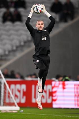 LOSC Lille v Le Havre Athletic Club - Ligue 1 McDonald s 2024 2025 30 Lucas CHEVALIER (losc) during the Ligue 1 McDonald s match between Lille and Le Havre at Stade Pierre Mauroy on February 8, 2025 in Lille, France. Lille France Copyright: xFEPx 776279687