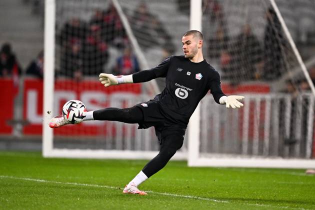 LOSC Lille v Le Havre Athletic Club - Ligue 1 McDonald s 2024 2025 30 Lucas CHEVALIER (losc) during the Ligue 1 McDonald s match between Lille and Le Havre at Stade Pierre Mauroy on February 8, 2025 in Lille, France. Lille France Copyright: xFEPx 776279687