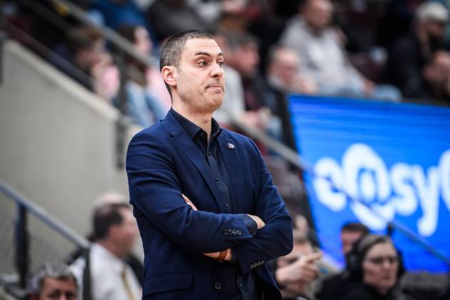 Marko Stankovic (Telekom Baskets Bonn, Head-Coach) - kritischer Blick GER, MHP Riesen Ludwigsburg - Telekom Baskets Bonn, easycredit BBL, Basketball, Bundesliga, 21. Spieltag, Spielzeit 2024 2025, 11.02.2025 GER, MHP Riesen Ludwigsburg - Telekom Baskets Bonn, easycredit BBL, Basketball, Bundesliga, 21. Spieltag, Spielzeit 2024 2025, 11.02.2025 Ludwigsburg Copyright: xSandyxDinkelackerx EP_SDR