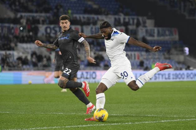 Lazio™s Nuno Tavares during the Serie A Enilive soccer match between SS Lazio and Napoli at the Rome s Olympic stadium, Italy - Saturday, February 15, 2025. - Soccer. Copyright: xFabrizioxCorradetti LaPressex
