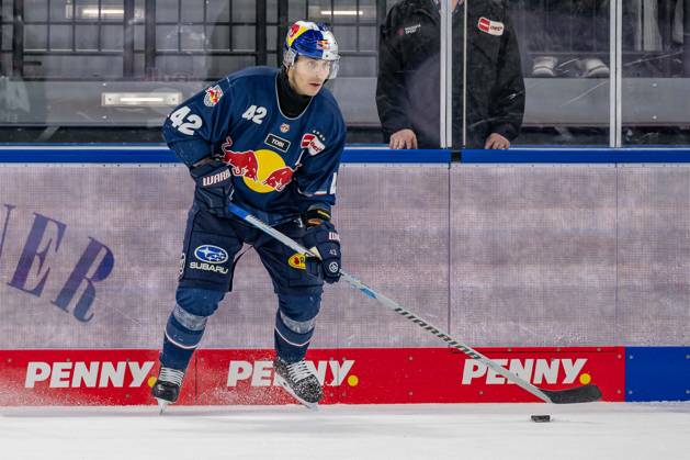 Yasin Ehliz (EHC Red Bull Muenchen, 42). GER, EHC Red Bull Muenchen vs. Iserlohn Roosters, Eishockey, DEL, 47. Spieltag, Saison 2024 2025, 21.02.2025. GER, EHC Red Bull Muenchen vs. Iserlohn Roosters, Eishockey, DEL, 47. Spieltag, Saison 2024 2025, 21.02.2025. Muenchen Copyright: xEibner-Pressefoto HeikexFeinerx EP_HFR