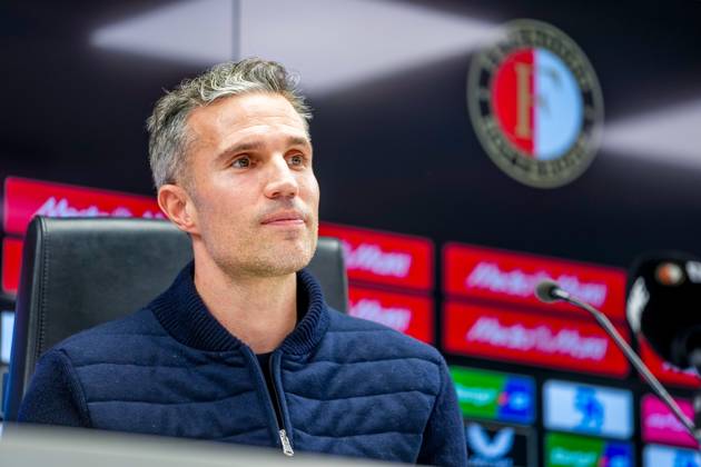 ROTTERDAM , 24-02-2025 , Stadion Feijenoord ˜De Kuip™ , Season 2024 2025 , Football , Eredivisie . Presentation of new Feyenoord head coach Robin van Persie Presentation of Robin van Persie x28028536x Copyright: