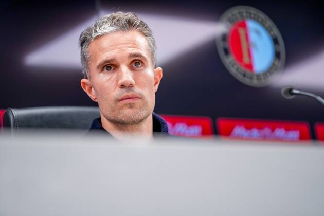 ROTTERDAM , 24-02-2025 , Stadion Feijenoord ˜De Kuip™ , Season 2024 2025 , Football , Eredivisie . Presentation of new Feyenoord head coach Robin van Persie Presentation of Robin van Persie x28028551x Copyright: