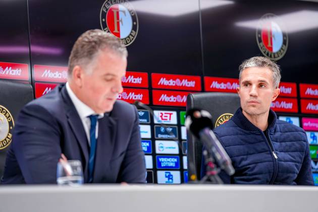 ROTTERDAM , 24-02-2025 , Stadion Feijenoord ˜De Kuip™ , Season 2024 2025 , Football , Eredivisie . Presentation of new Feyenoord head coach Robin van Persie Presentation of Robin van Persie x28028553x Copyright: