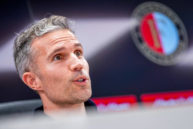 ROTTERDAM , 24-02-2025 , Stadion Feijenoord ˜De Kuip™ , Season 2024 2025 , Football , Eredivisie . Presentation of new Feyenoord head coach Robin van Persie Presentation of Robin van Persie x28028608x Copyright: