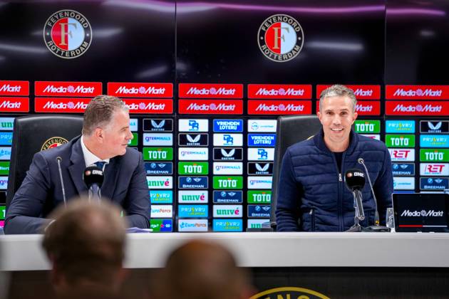 ROTTERDAM , 24-02-2025 , Stadion Feijenoord ˜De Kuip™ , Season 2024 2025 , Football , Eredivisie . Presentation of new Feyenoord head coach Robin van Persie Presentation of Robin van Persie x28028669x Copyright: