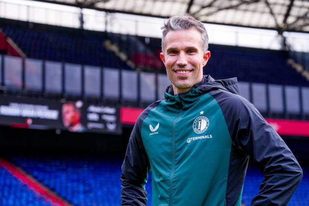 ROTTERDAM , 24-02-2025 , Stadion Feijenoord ˜De Kuip™ , Season 2024 2025 , Football , Eredivisie . Presentation of new Feyenoord head coach Robin van Persie Presentation of Robin van Persie x28028936x Copyright: