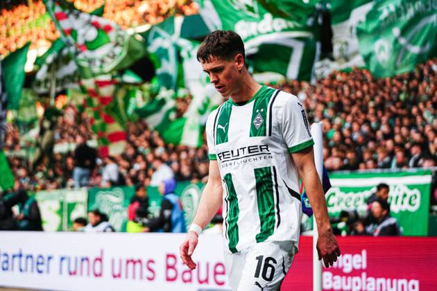 Philipp Sander (Borussia Moenchengladbach, 16) GER, SV Werder Bremen vs. Borussia Moenchengladbach, Fussball, Bundesliga, Spieltag 26, Spielzeit 2024 25, 15.03.2025 DFL REGULATIONS PROHIBIT ANY USE OF PHOTOGRAPHS AS IMAGE SEQUENCES AND OR QUASI-VIDEO GER, SV Werder Bremen vs. Borussia Moenchengladbach, Fussball, Bundesliga, Spieltag 26, Spielzeit 2024 25, 15.03.2025 Bremen Copyright: xEibner-Pressefoto MarcelxvonxFehrnx EP_MFN