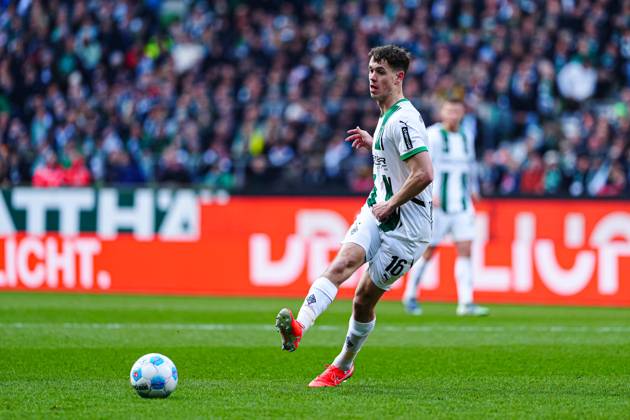 Philipp Sander (Borussia Moenchengladbach, 16) GER, SV Werder Bremen vs. Borussia Moenchengladbach, Fussball, Bundesliga, Spieltag 26, Spielzeit 2024 25, 15.03.2025 DFL REGULATIONS PROHIBIT ANY USE OF PHOTOGRAPHS AS IMAGE SEQUENCES AND OR QUASI-VIDEO GER, SV Werder Bremen vs. Borussia Moenchengladbach, Fussball, Bundesliga, Spieltag 26, Spielzeit 2024 25, 15.03.2025 Bremen Copyright: xEibner-Pressefoto MarcelxvonxFehrnx EP_MFN