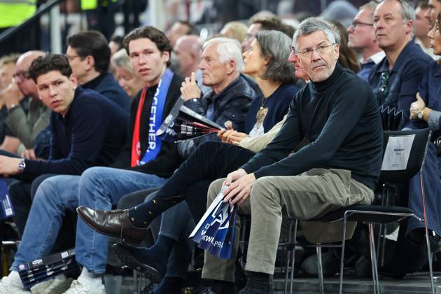 Herbert Hainer (FC Bayern Muenchen, Praesident), GER, FC Bayern Muenchen vs. Partizan Belgrad, Basketball, Turkish Airlines Euroleague, 32. Spieltag, Saison 2024 2025, 27.03.2025, GER, FC Bayern Muenchen vs. Partizan Belgrad, Basketball, Turkish Airlines Euroleague, 32. Spieltag, Saison 2024 2025, 27.03.2025 Muenchen Copyright: xEibner-Pressefoto JennixMaulx EP_JML