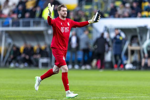 SITTARD - Fortuna Sittard goalkeeper Mattijs Branderhorst during the Dutch Eredivisie match between Fortuna Sittard and Sparta Rotterdam at the Fortuna Sittard Stadium on March 29, 2025 in Sittard, Netherlands. ANP MARCEL VAN HOORN Dutch Eredivisie 2024 25 xVIxANPxSportx xxANPxIVx 523347424 originalFilename: 523347424