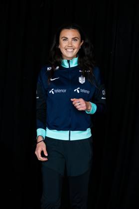 250403 Ingrid Syrstad Engen of the Norwegian women s national football team after a press conference, PK, Pressekonferenz on April 3, 2025 in Reykjavik. Photo: Vegard Grott BILDBYRAN kod VG VG0741 bbeng fotboll football soccer fotball norge norway women dam nations league press conference pressekonferanse Copyright: VEGARDxGRoTT BB250403VG029