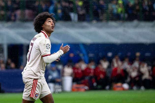 Serge Gnabry (FC Bayern Muenchen, 07) aergert sich ueber eine vergebene Torchance, ITA, Inter Mailand vs FC Bayern Muenchen, Fussball, UEFA Champions League, Viertelfinale Rueckspiel, Saison 2024 2025, 16.04.2025 ITA, Inter Mailand vs FC Bayern Muenchen, Fussball, UEFA Champions League, Viertelfinale Rueckspiel, Saison 2024 2025, 16.04.2025 Milano Copyright: xEibner-Pressefoto Memmlerx EP_MMR