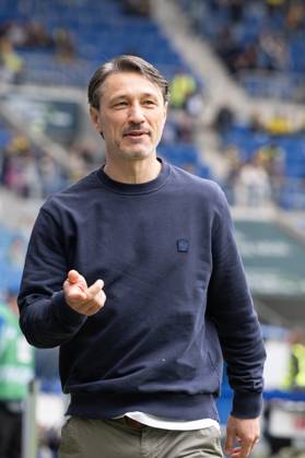 Nico Kovac (Borussia Dortmund, Cheftrainer, Trainer) GER, TSG 1899 Hoffenheim vs. Borussia Dortmund, Fussball, Herren, 1. Bundesliga, 31. Spieltag, Spielzeit 2024 2025, 26.04.2025, DFL DFB REGULATIONS PROHIBIT ANY USE OF PHOTOGRAPHS AS IMAGE SEQUENCES AND OR QUASI-VIDEO, GER, TSG 1899 Hoffenheim vs. Borussia Dortmund, Fussball, Herren, 1. Bundesliga, 31. Spieltag, Spielzeit 2024 2025, 26.04.2025 Sinsheim Copyright: xEibner-Pressefoto WolfgangxFrankx EP_WFK