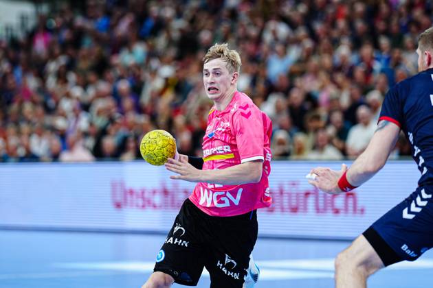 Torben Matzken (TVB Stuttgart, 22) GER, SG Flensburg-Handewitt vs. TVB Stuttgart, Handball, Bundesliga, Spieltag 27, Saison 2024 2025, 26.04.2025 GER, SG Flensburg-Handewitt vs. TVB Stuttgart, Handball, Bundesliga, Spieltag 27, Saison 2024 2025, 26.04.2025 Flensburg Copyright: xEibner-Pressefoto MarcelxvonxFehrnx EP_MFN