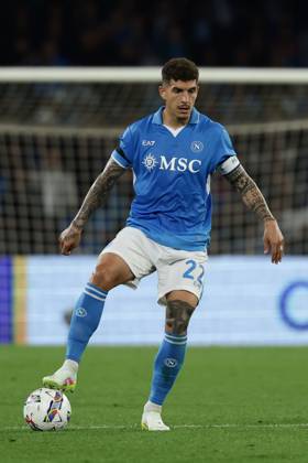Napoli™s Giovanni Di Lorenzo during the Serie A soccer match between Napoli and Torino at the Diego Armando Maradona Stadium in Naples, southern italy - Sunday , April 27 , 2025. - Soccer . Copyright: xAlessandroxGarofalo LaPressex
