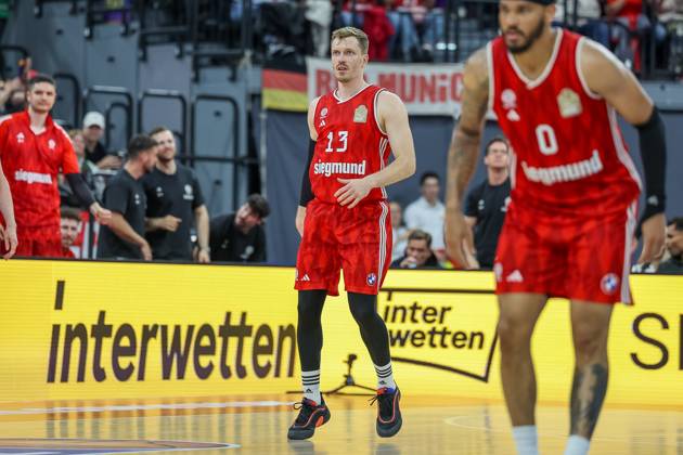 Andreas Obst (FC Bayern Basketball, 13), GER, FC Bayern Basketball vs. MLP Academics Heidelberg, Basketball, easycredit Basketball Bundesliga, BBL, Playoffs, Halbfinale, Saison 2024 2025, 07.06.2025, GER, FC Bayern Basketball vs. MLP Academics Heidelberg, Basketball, easycredit Basketball Bundesliga, BBL, Playoffs, Halbfinale, Saison 2024 2025, 07.06.2025 Muenchen Copyright: xEibner-Pressefoto JennixMaulx EP_JML