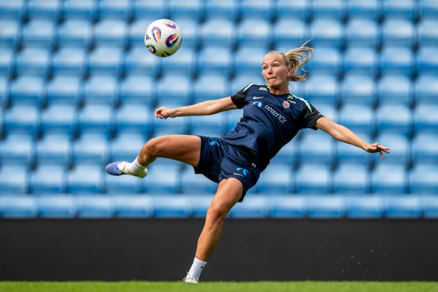 250623 Frida Maanum of the Norwegian women s national football team during a training session on June 23, 2025 in Oslo. Photo: Vegard Grott BILDBYRAN kod VG VG0769 bbeng fotboll football soccer fotball norge norway women dam träning practice training trening pre-camp precamp Copyright: VEGARDxGRoTT BB250623VG017