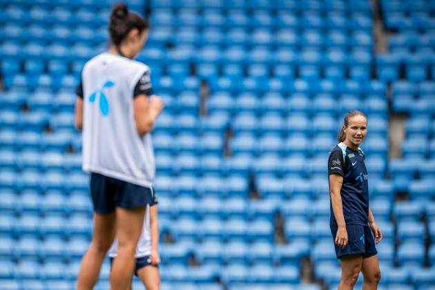 250623 Guro Reiten of the Norwegian women s national football team during a training session on June 23, 2025 in Oslo. Photo: Vegard Grott BILDBYRAN kod VG VG0769 bbeng fotboll football soccer fotball norge norway women dam träning practice training trening pre-camp precamp Copyright: VEGARDxGRoTT BB250623VG084