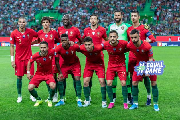 October 11, 2019, Lisbon, Lisbon, Portugal: Portugal players pose for a team photo before the start of the game for Euro 2020 Qualifying Round between Portugal and Luxembourg at Estadio Jose de Alvalade Lisbon Portugal - ZUMAs359 20191011_zsp_s359_017 Copyright: xAlexandrexdexSousax