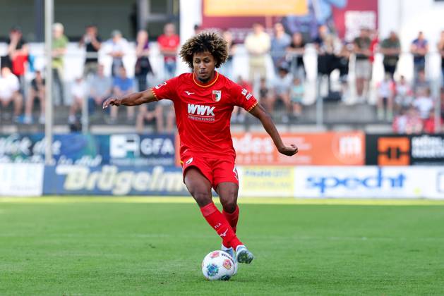 Han-Noah Massengo 4 (FC Augsburg), FC Augsburg vs. FC Memmingen, Fussball, Testspiel, 18.07.2025 Memmingen Bayern Deutschland