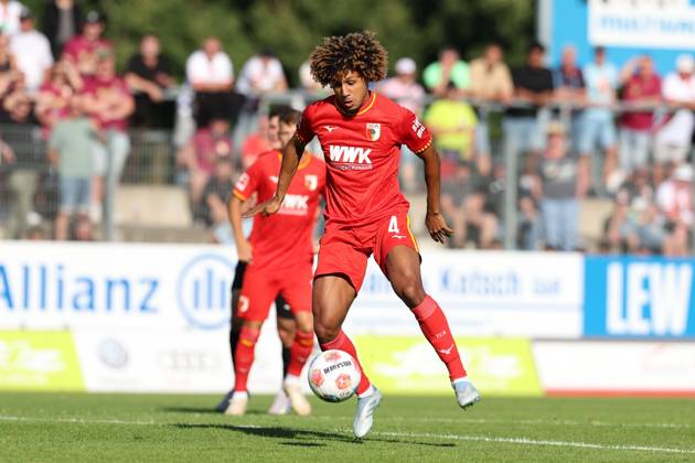 Han-Noah Massengo 4 (FC Augsburg), FC Augsburg vs. FC Memmingen, Fussball, Testspiel, 18.07.2025 Memmingen Bayern Deutschland
