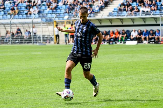 Diego Michel (SV Waldhof Mannheim, 28) Fussball: 3. Liga, 1. Spieltag, SV Waldhof Mannheim vs. SV Verl am 02.08.2025 in Mannheim (Carl-Benz-Stadion), Deutschland Mannheim Carl-Benz-Stadion Deutschland Copyright: xFranzxReindelx