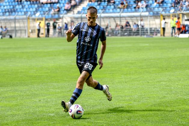 Diego Michel (SV Waldhof Mannheim, 28) Fussball: 3. Liga, 1. Spieltag, SV Waldhof Mannheim vs. SV Verl am 02.08.2025 in Mannheim (Carl-Benz-Stadion), Deutschland Mannheim Carl-Benz-Stadion Deutschland Copyright: xFranzxReindelx