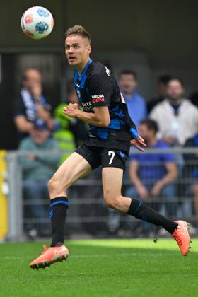 Paderborn, Home Deluxe Arena, 02.08.25, GER, Herren, 2.Bundesliga, Saison 2025-2026, SC Paderborn 07 - KSV Holstein Kiel Bild: Filip BILBIJA (Paderborn) DFL regulations prohibit any use of photographs as image sequences and or quasi-video. NRW Deutschland