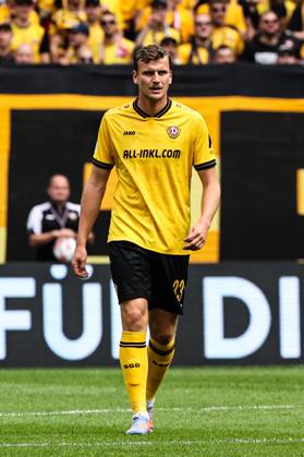 Christoph Daferner (SG Dynamo Dresden,33) - 2. Fußball Bundesliga Saison 2025-2026 SG Dynamo Dresden vs. 1. FC Magdeburg im Rudolf Harbig Stadion in Dresden - Freisteller,Aktion,Fußball,Mann,Männer,Deutschland,09.08.2025