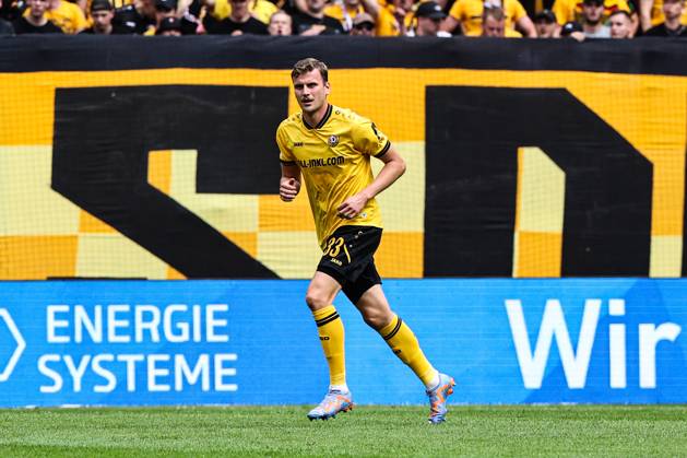 Christoph Daferner (SG Dynamo Dresden,33) - 2. Fußball Bundesliga Saison 2025-2026 SG Dynamo Dresden vs. 1. FC Magdeburg im Rudolf Harbig Stadion in Dresden - Freisteller,Aktion,Fußball,Mann,Männer,Deutschland,09.08.2025