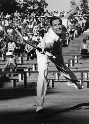 Tennis U.B.z. Gottfried von Cramm (Deutschland) !ACHTUNG AUFNAHMEDATUM GESCHÄTZT!
