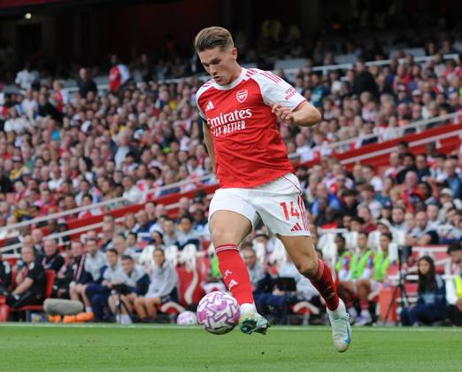 Football - 2025 2026 Premier League - Arsenal vs Leeds United - Emirates Stadium - Saturday 23rd August 2025 Viktor Gyokeres of Arsenal