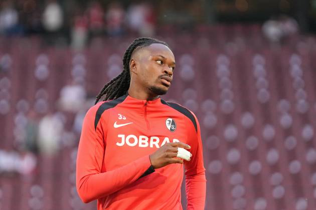 Jordy Makengo (SC Freiburg, 33) , Deutschland, Fussball, 1. Bundesliga, 2.Spieltag, 2025 2026, 1. FC Köln vs. SC Freiburg, 31.08.2025, RheinEnergieSTADION, Köln, Deutschland DFL REGULATIONS PROHIBIT ANY USE OF PHOTOGRAPHS AS IMAGE SEQUENCES AND OR QUASI-VIDEO. Köln RheinEnergieSTADION Nordrhein-Westfalen Deutschland Copyright: xArnexAmbergx