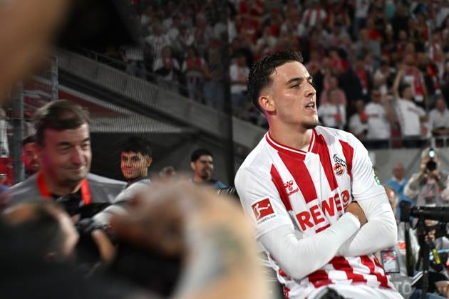 Said El Mala (1. FC Koeln) Torjubel, jubelt nach seinem Treffer zum 4:0 waehrend des Spiels der Bundesliga zwischen 1. FC Köln und SC Freiburg, Rhein-Energie-Stadion am 31. August 2025 in Köln, Deutschland. (Foto von Ralf Treese DeFodi Images) +++ Said El Mala (1. FC Koeln) celebrates after scoring his team™s fourth goal during the Bundesliga match between 1. FC Köln and SC Freiburg at Rhein-Energie-Stadion on August 31, 2025 in Köln, Germany. (Photo by Ralf Treese DeFodi Images) DFL regulations prohibit any use of photographs as image sequences and or quasi-video. (Photo by Ralf Treese DeFodi Images)