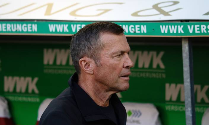 30.08.25 FC Augsburg - FC Bayern München Deutschland, Augsburg, 30.08.2025, Fussball, Bundesliga, FC Augsburg - FC Bayern München (2:3): Lothar Matthäus.