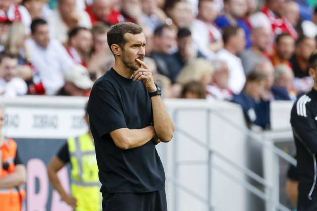 Julian Schuster (SC Freiburg, Trainer) , Deutschland, Fussball, 1. Bundesliga, 3.Spieltag, 2025 2026, SC Freiburg vs. VfB Stuttgart, 13.09.2025, Europa-Park Stadion, Freiburg im Breisgau, Deutschland Freiburg im Breisgau Europa-Park Stadion Baden-Württemberg Deutschland Copyright: xGrantxHubbsx
