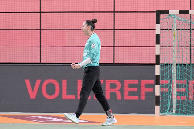 Sara Suba (TusSies Metzingen, 77) im Tor TusSies Metzingen vs. BSV Sachsen Zwickau, Handball, Alsco HBF, 3.Ligaspieltag, Saison 2025 2026, 13.09.2025 TusSies Metzingen vs. BSV Sachsen Zwickau, Handball, Alsco HBF, 3.Ligaspieltag, Saison 2025 2026, 13.09.2025 Tuebingen Copyright: xEibner-Pressefoto TobiasxBaurx EP_TBR