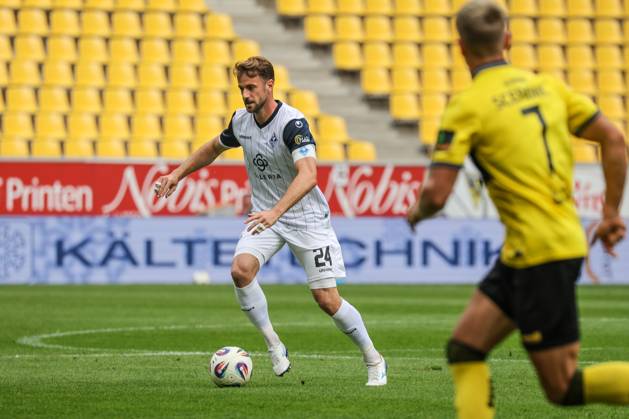 Lukas Klünter (SV Waldhof Mannheim, 24) Fussball: 3. Liga, 7. Spieltag, Alemannia Aachen vs. SV Waldhof Mannheim am 20.09.2025 in Aachen (Tivoli), Deutschland Aachen Tivoli Deutschland Copyright: xFranzxReindelx