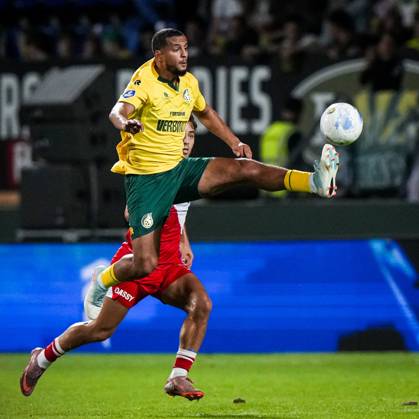SITTARD - Mohamed Ihattaren of Fortuna Sittard during the Dutch Eredivisie match between Fortuna Sittard and FC Utrecht at the Fortuna Sittard Stadium on September 20, 2025, in Sittard, Netherlands. ANP TOBIAS KLEUVER Eredivisie 2025 26 xVIxANPxSportx xxANPxIVx 537007584 originalFilename: 537007584