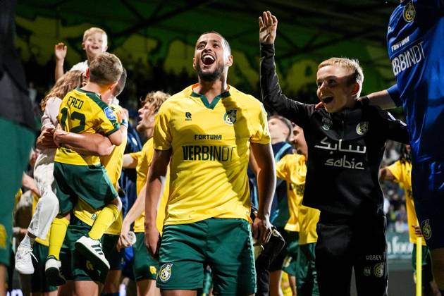 SITTARD - Mohamed Ihattaren of Fortuna Sittard after the Dutch Eredivisie match between Fortuna Sittard and FC Utrecht at the Fortuna Sittard Stadium on September 20, 2025, in Sittard, Netherlands. ANP TOBIAS KLEUVER Eredivisie 2025 26 xVIxANPxSportx xxANPxIVx 537014033 originalFilename: 537014033