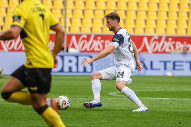 Lukas Klünter (SV Waldhof Mannheim, 24) Fussball: 3. Liga, 7. Spieltag, Alemannia Aachen vs. SV Waldhof Mannheim am 20.09.2025 in Aachen (Tivoli), Deutschland Aachen Tivoli Deutschland Copyright: xFranzxReindelx